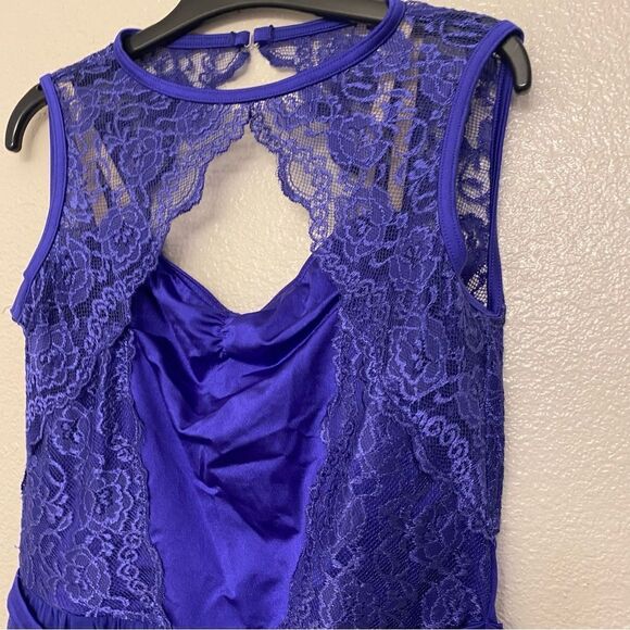 WEISSMAN Dance Costume ballet lyrical purple blue dress Just A Game 11603 SA - Picture 4 of 16